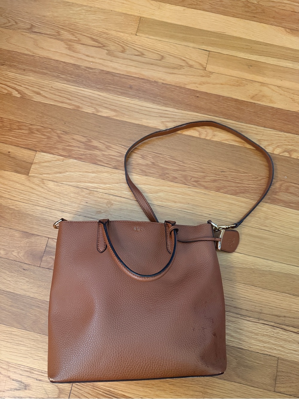 Lauren Ralph Lauren Brown Tote Bag